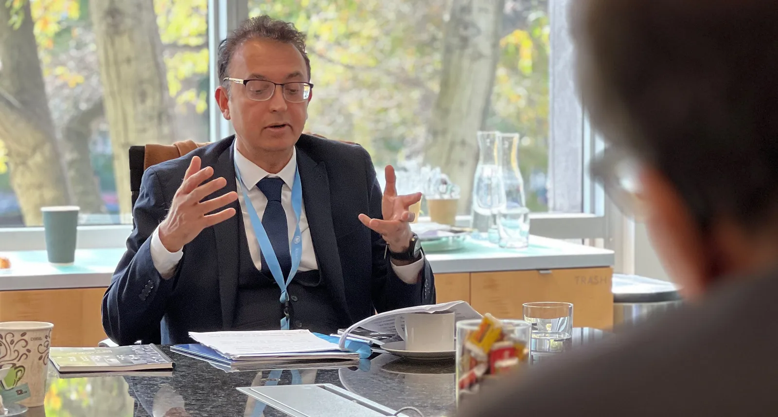 NUFDI Hosts UN Special Rapporteur on Iran Human Rights