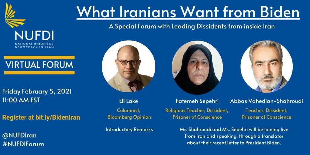 What Iranians Wants From Biden