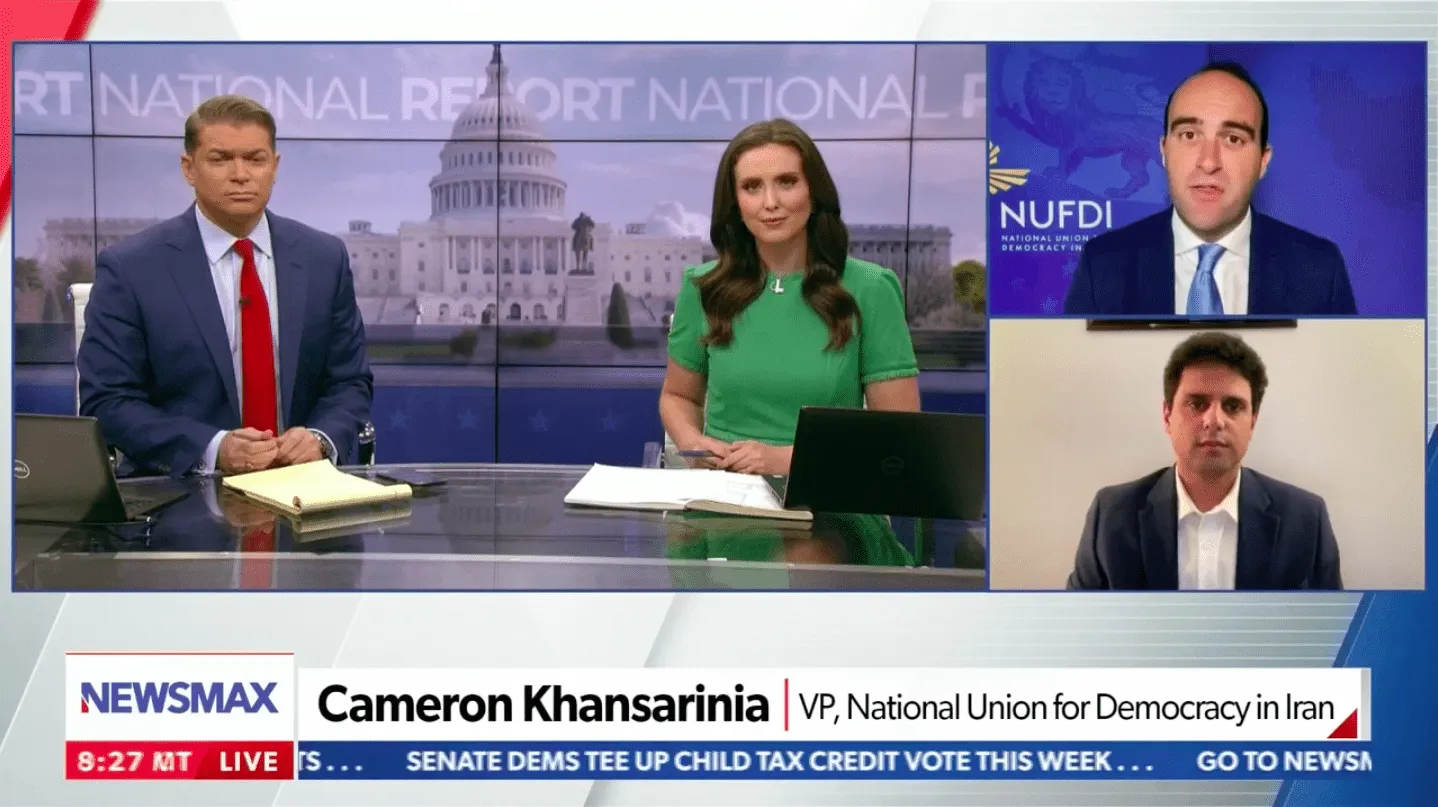 Cameron Khansarinia on Newsmax | Ismail Haniyeh Eliminated in Tehran