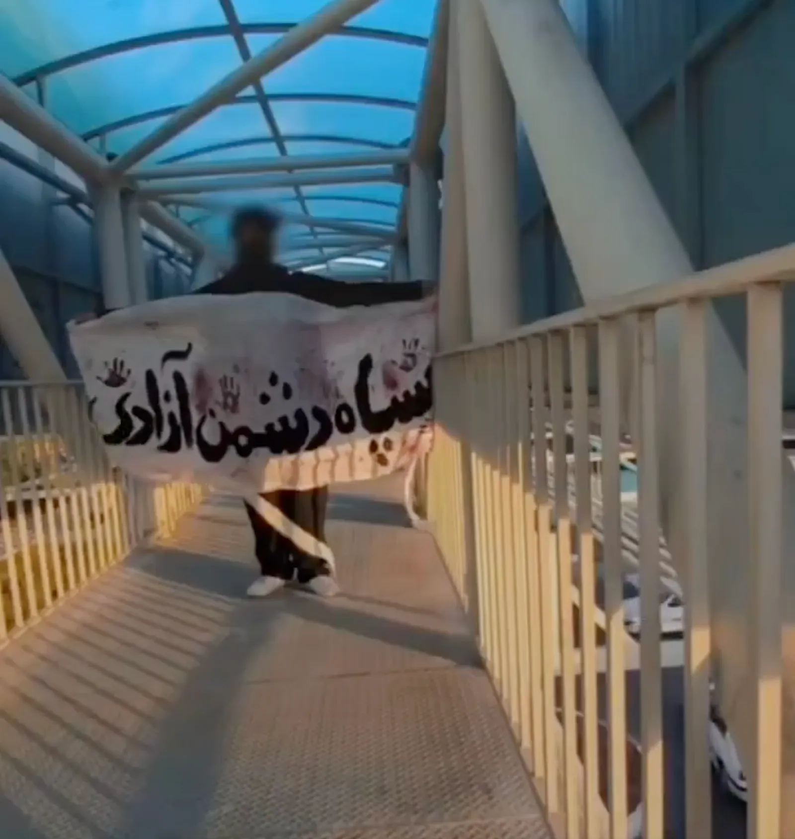 [IranAlert] “The IRGC is the Enemy of Freedom,” Reads Protest Banner in Iran