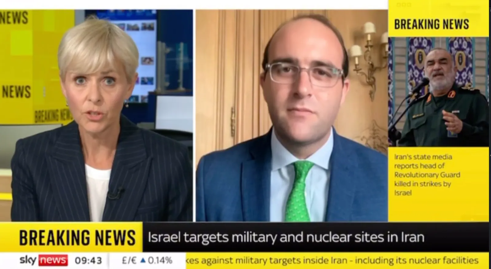Vice President Cameron Khansarinia | Sky News