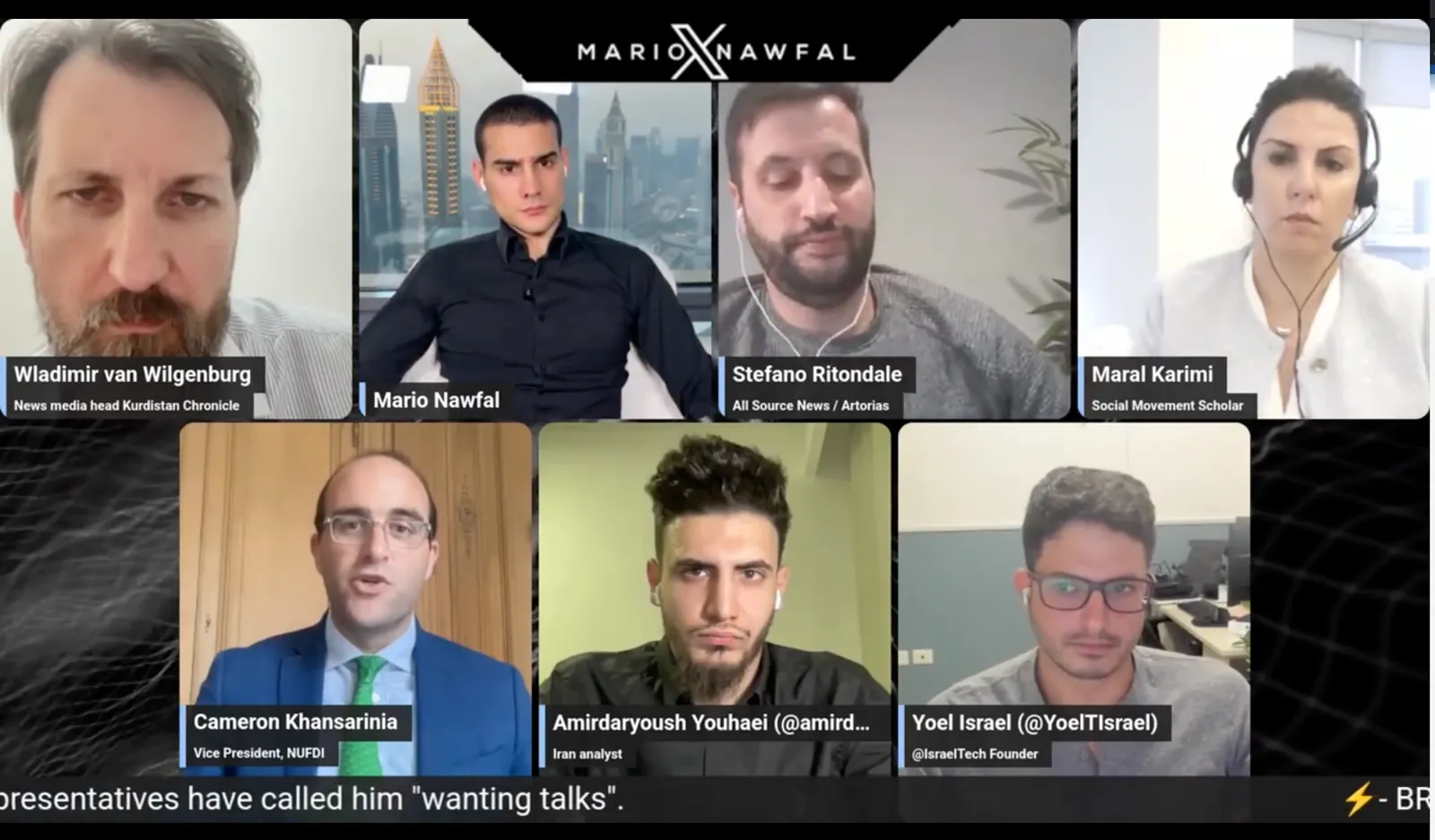 NUFDI VP Cameron Khansarinia on the Impact of Israel's Strikes | Mario Nawfal