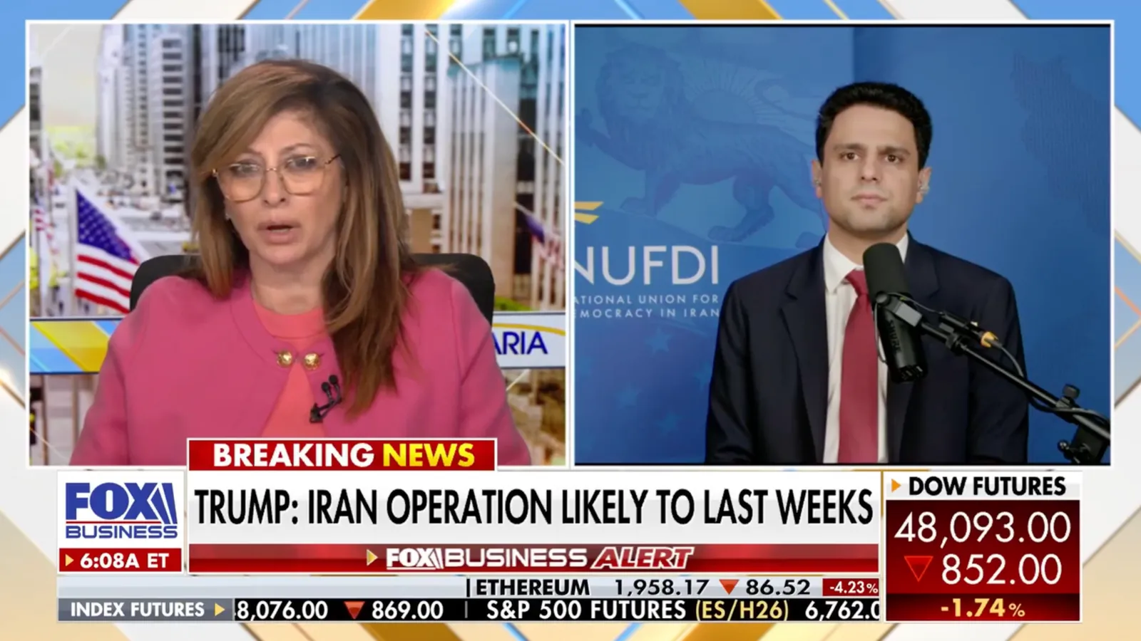 NUFDI Policy Director Andrew Ghalili on Mornings With Maria